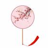 Silk Material Chinese Round Hand Fan Embroidery Design Cheongsam Tang Suit Fan  Wedding Ceremony