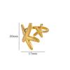 Stainless Steel Starfish Open Rings for Women Gold Color  Geometric Adjustable Ring Wedding Party Fashion Jewerly Gift Anillos
