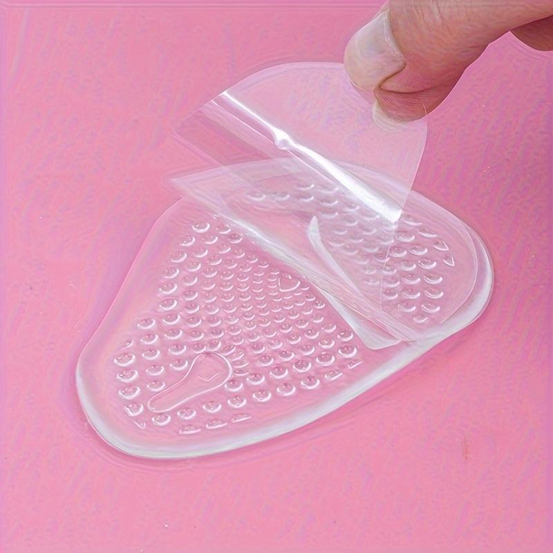 1/3pair-Silicone Gel Half-size Shoe Pads For The Forefoot, Anti-Slip Thickened Massage Pads