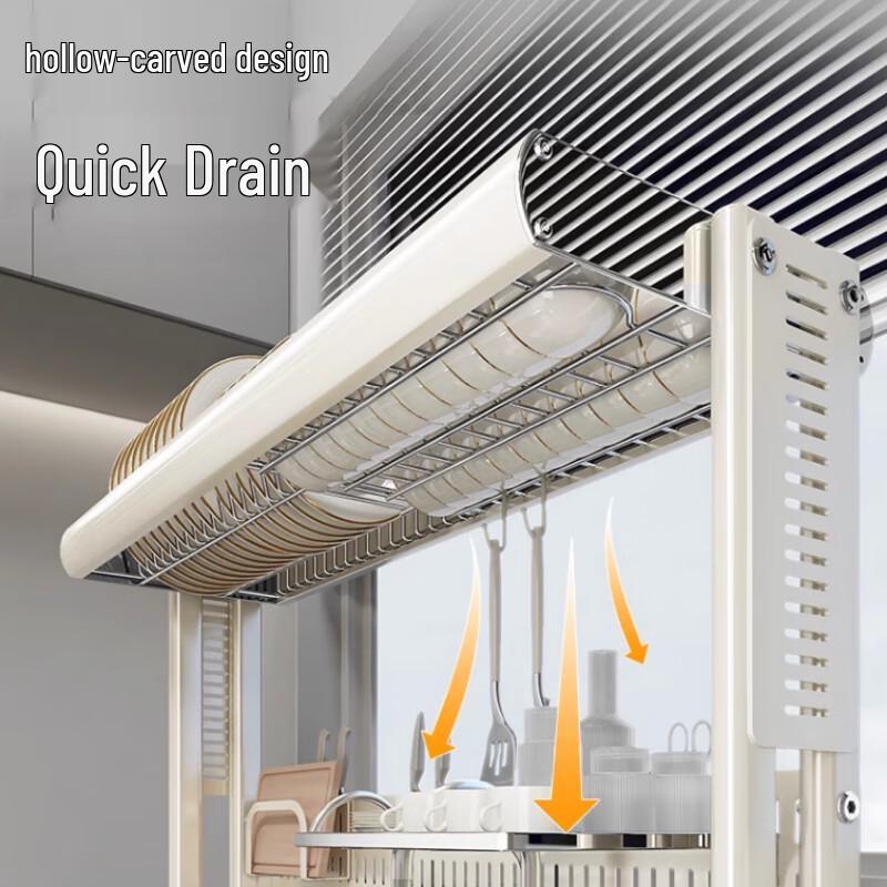 Beifu 83cm Stainless Steel Countertop Dish Drying Rack