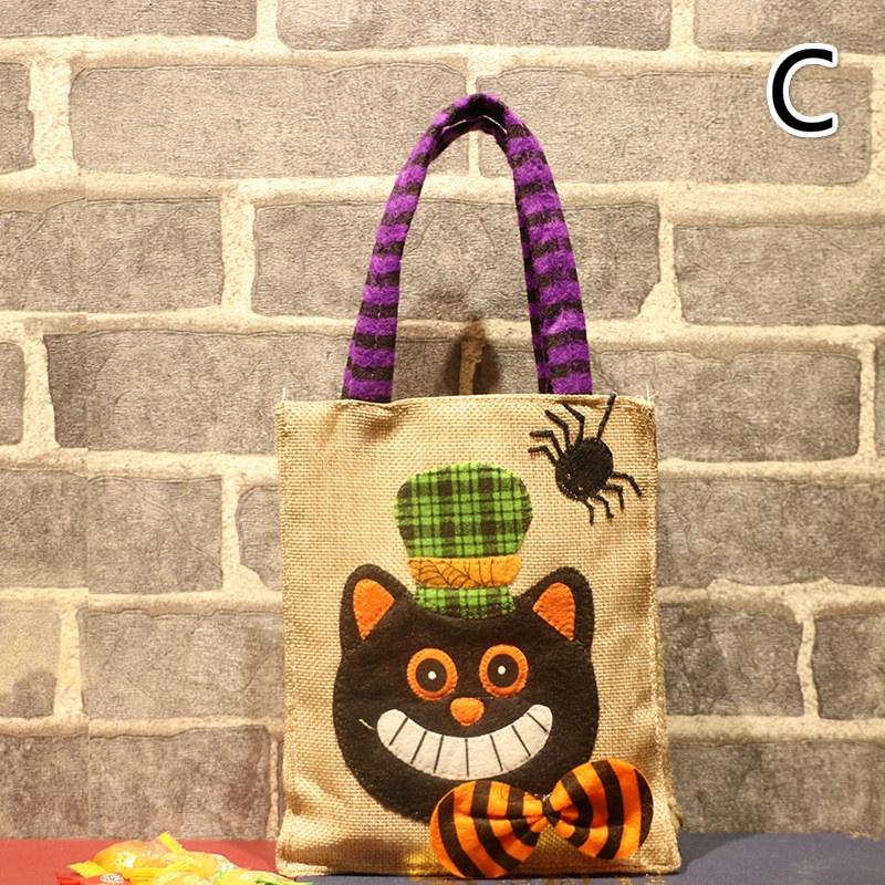 Halloween Candy Bags Holiday Pumpkin Bag Kids Gifts Bag Children Halloween Party Supplies 1pcs