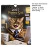 Annual Schedule Organizer Funny Cats 2027 Wall Calendar, Jan - Dec 12 Month Holiday Gift for Cat Lovers Hanging Cute Themed Monthly Planner