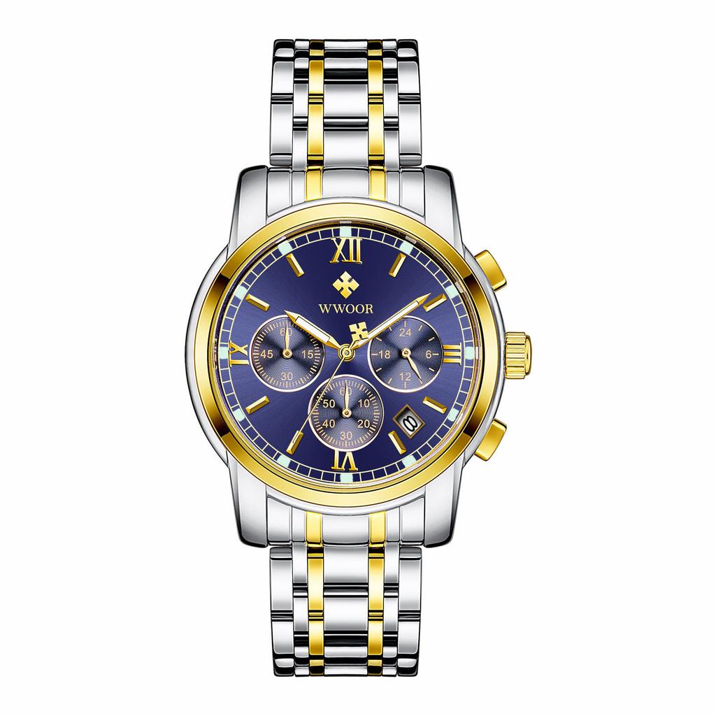 Men's Waterproof Luminous Running Alarm Clock Watch