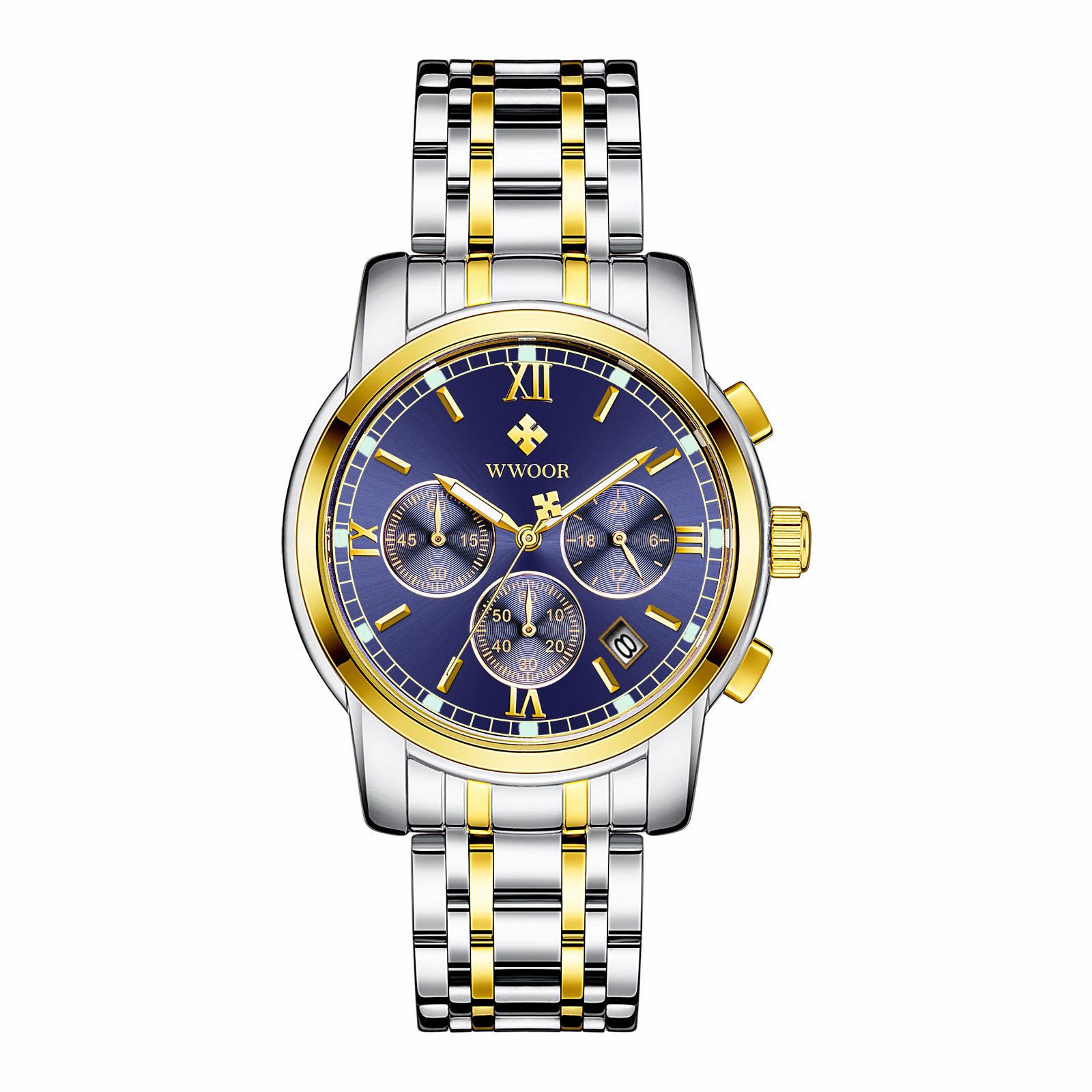 

Мужские водонепроницаемые светящиеся наручные часы-будильник для бега One Size