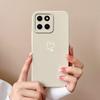 For Huawei Honor X6 X6S X6A Plus Phone Case Butterfly Heart Liquid Silicone Camera Protection Back Cover For Honor X 6 Funda