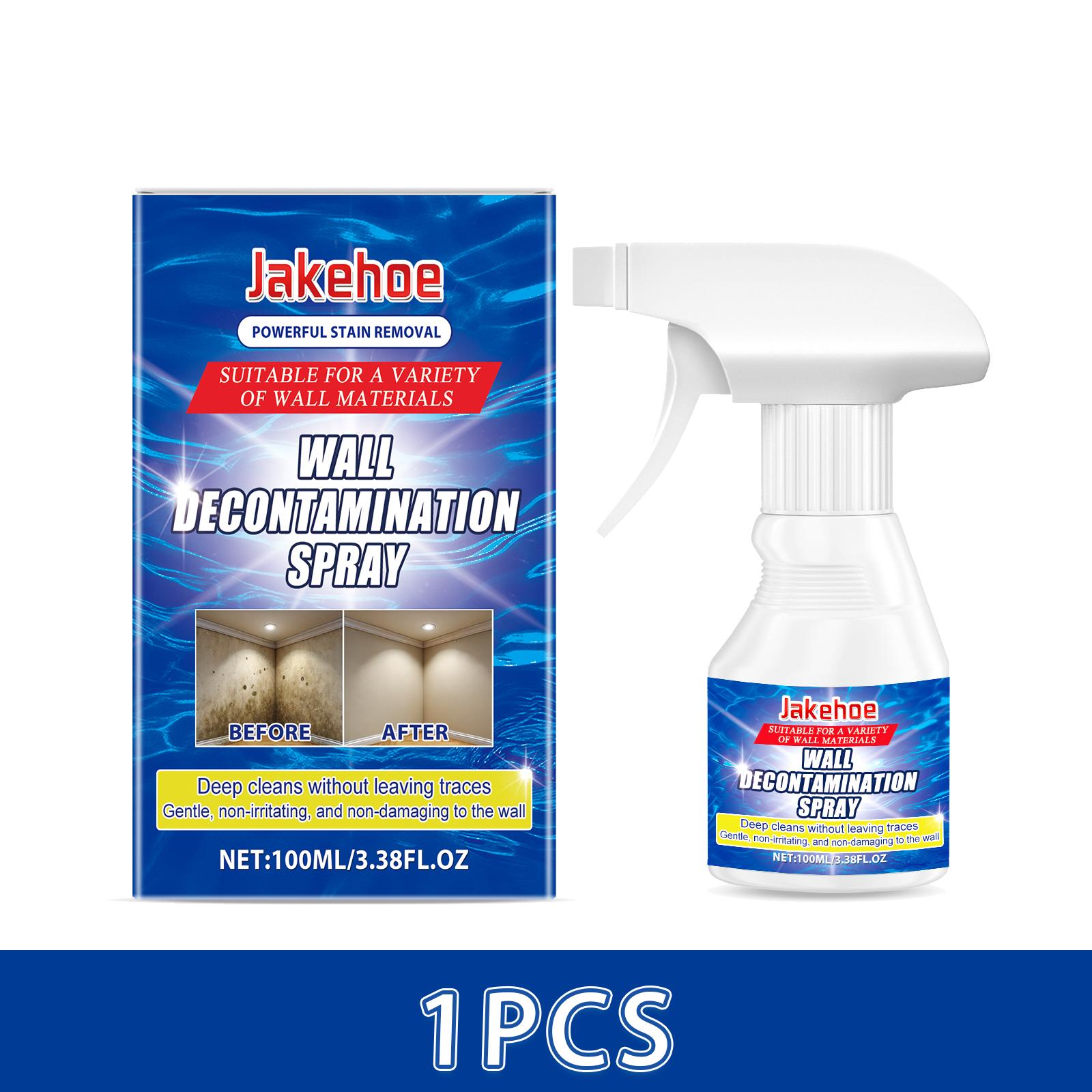 

100ML Wall Decontamination Spray Gently Remove Stains Without Residual Bathroom Wall Quick Cleaning Water Stains Easy To Use 1PCS