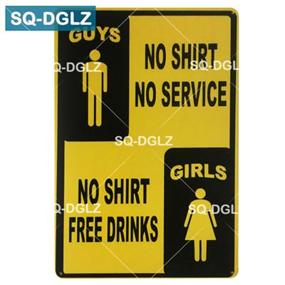 Vintage Metal Tin Sign Toilet  Pub Wall Decor Rustic Retro Bar Plaque Home Man Cave Garage Decor