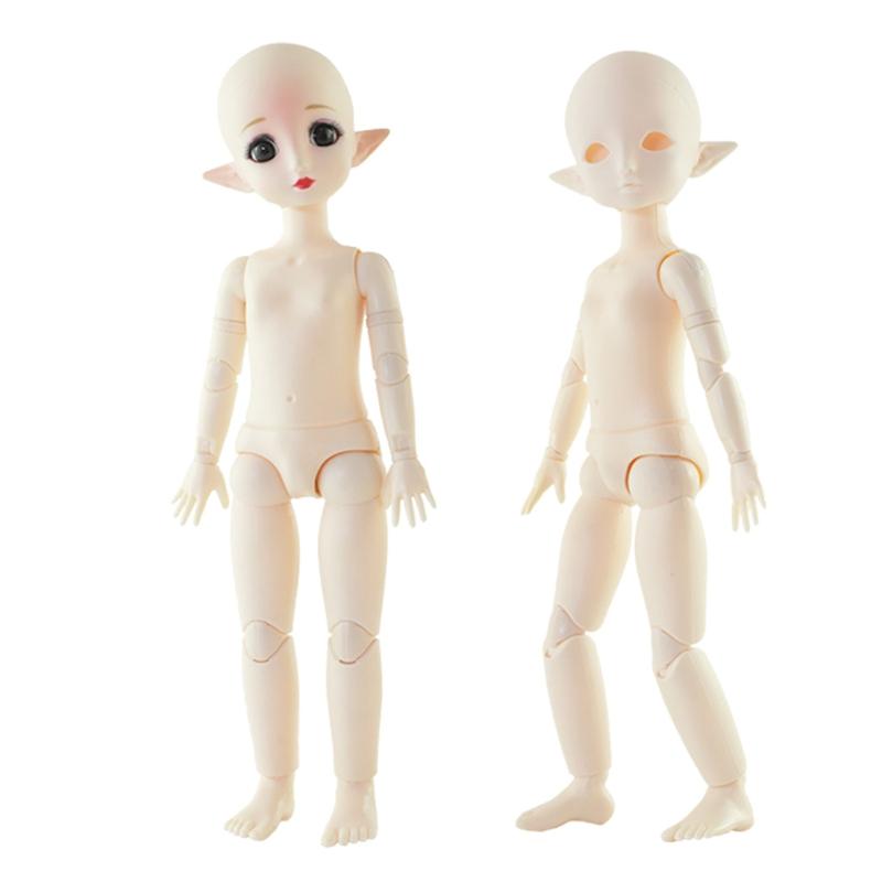 1 Stück für kreatives DIY-Handwerk Mädchen für Puppe mit flexiblen 22 Gelenken Spielset für Kleinkinder Kunsthandwerk Spielzeug Bildung