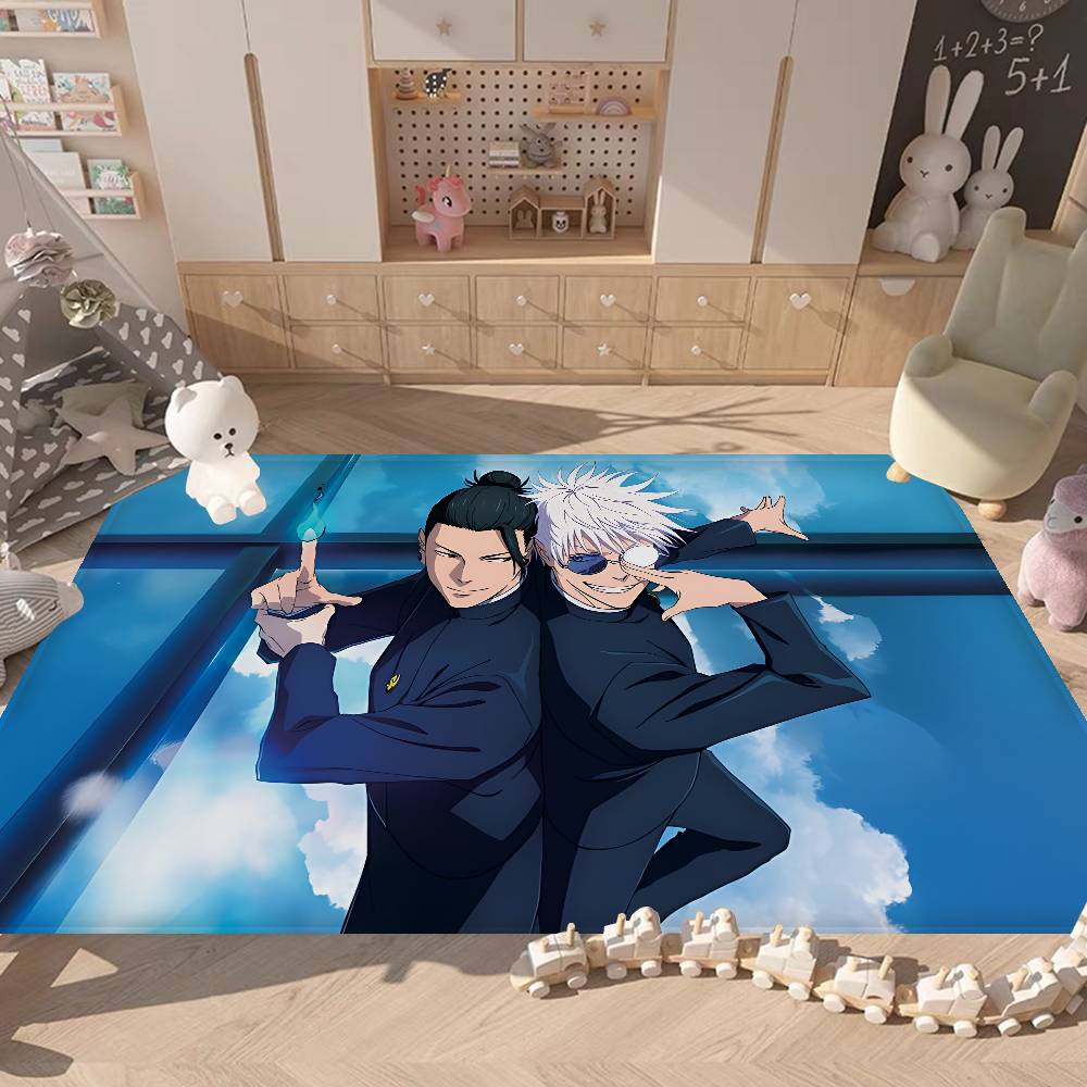 

Jujutsu Kaisen Gojo Satoru Door Mat Nordic Style Bedroom Living Room Doormat Home Balcony Anti-Slip Alfombra 40x60cm