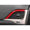 For Jeep Cherokee 2014-2018 Fiery Red Console AC L&R Air Outlet Vent Trim 2PCS