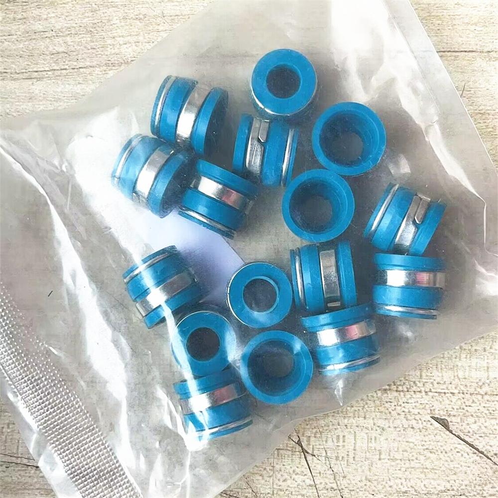 16 Pcs Fit For SBC BBC SBF BBF 11/32" X .500" Valve Stem Oil Seals Set