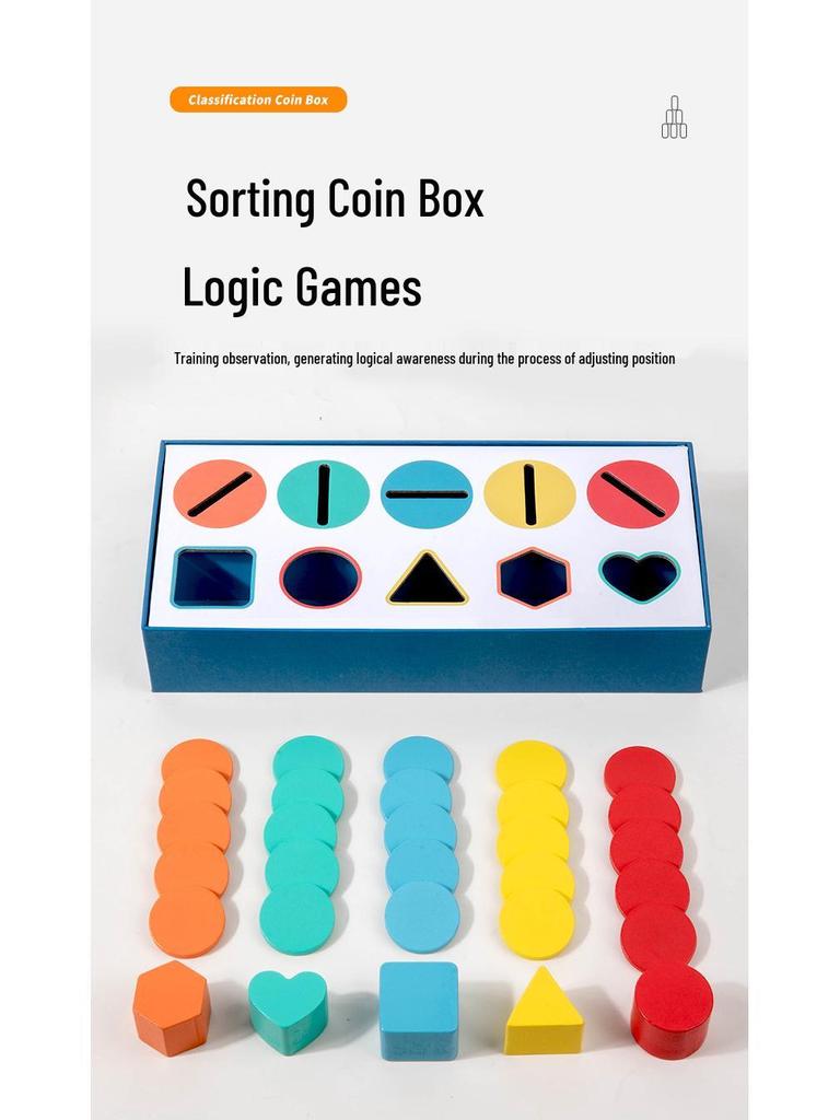 Montessori Baby Shape Sorting Box: Educational Toy for Color and Shape Recognition