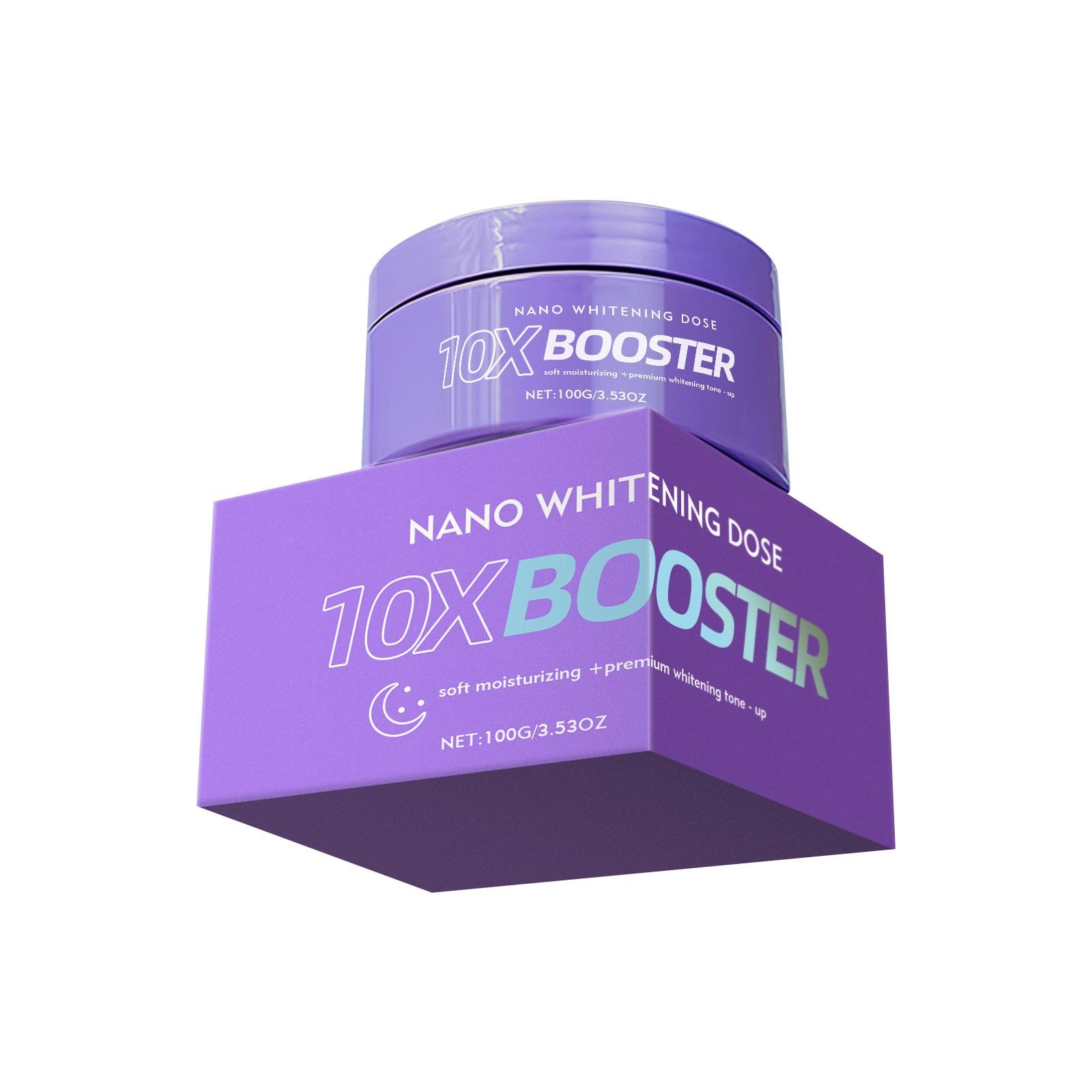 

Nano Whitening Agent 10x Booster Отбеливающий увлажняющий питательный крем для улучшения сухой и нежной кожи, 100 г One Size фиолетовый