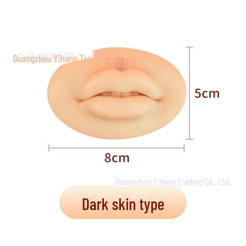 

5D трехмерный европейский модуль для моделирования татуажа губ - мягкий блок для губ из искусственной кожи для полуперманентного макияжа.