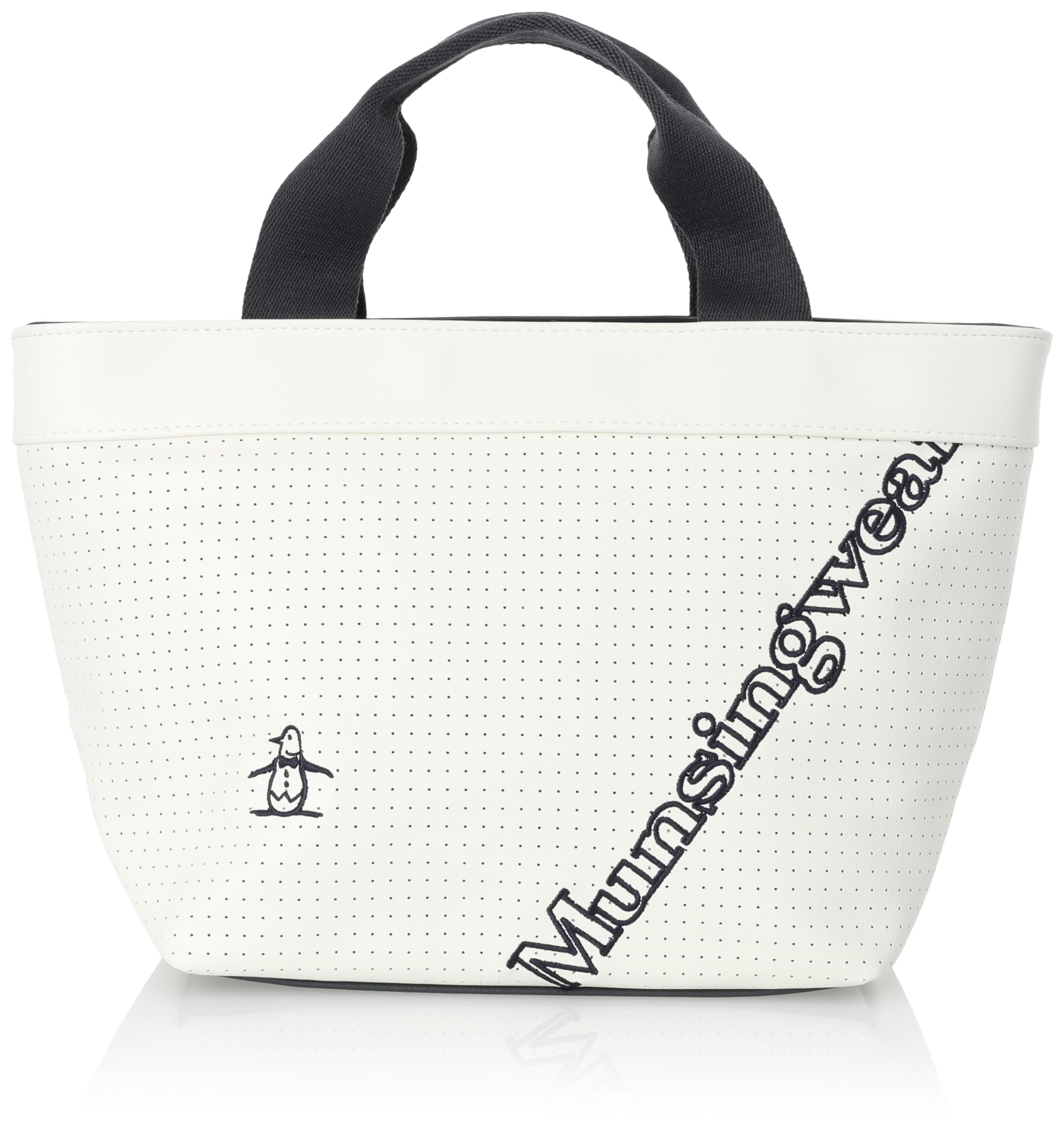 

Сумка-тележка Sporty Logo Round Golf MQBXJA42 WH00 [Munsingwear] (белый)