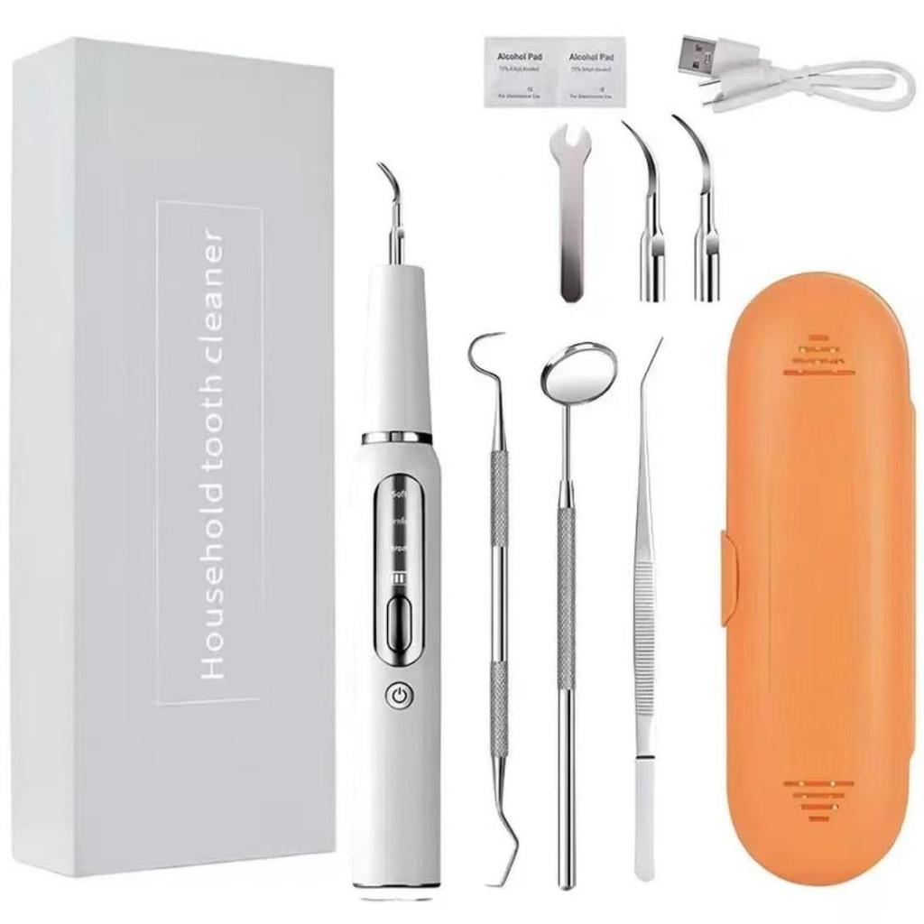 Leisen Ultrasonic Electric Tartar Remover – Portable Home Dental Cleaner