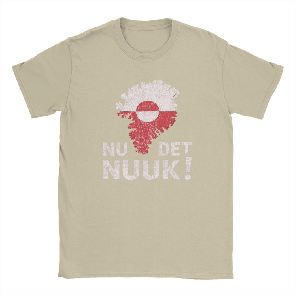 Harajuku TShirt Summer Greenland NuDetNuuk Hip Hop TShirts Cotton Tee Shirt for Men Y2K Casual Big Size Short Sleeve Tops