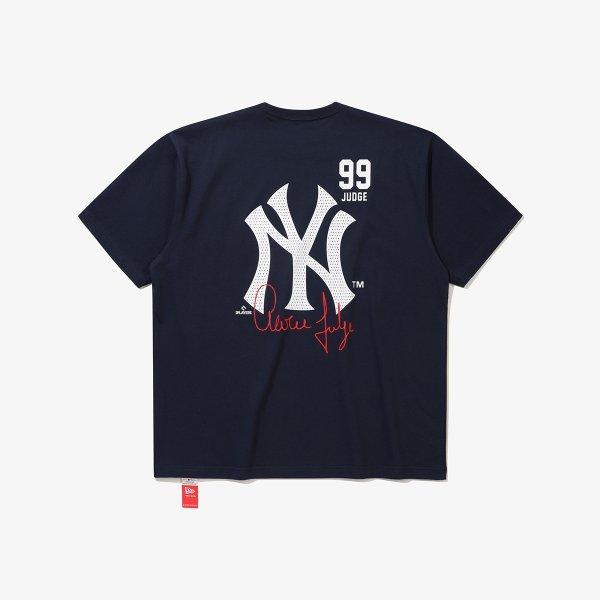 New Era Mlb New York Yankees Player SignaTure T shirT Team Navy 15147523