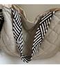 Damen Argyle Baumwollgepolsterte Tragetasche — Große Kapazität Herbst/Winter Schultertasche