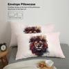 Lion Bedding Sets Lion Animal Pattern Bedding Sets 2/3Pcs Home Bedclothes Super King Cover Pillowcase Comforter Textiles Duvet