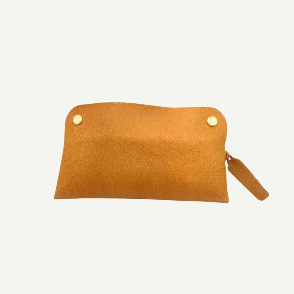 81wind Leather Pencil Pencil Genuine Cowhide Made In and Highwind Case, Case, Leather, Japan, Simple, Slim, Unisex, Men's Women's, Beige, Off-White,