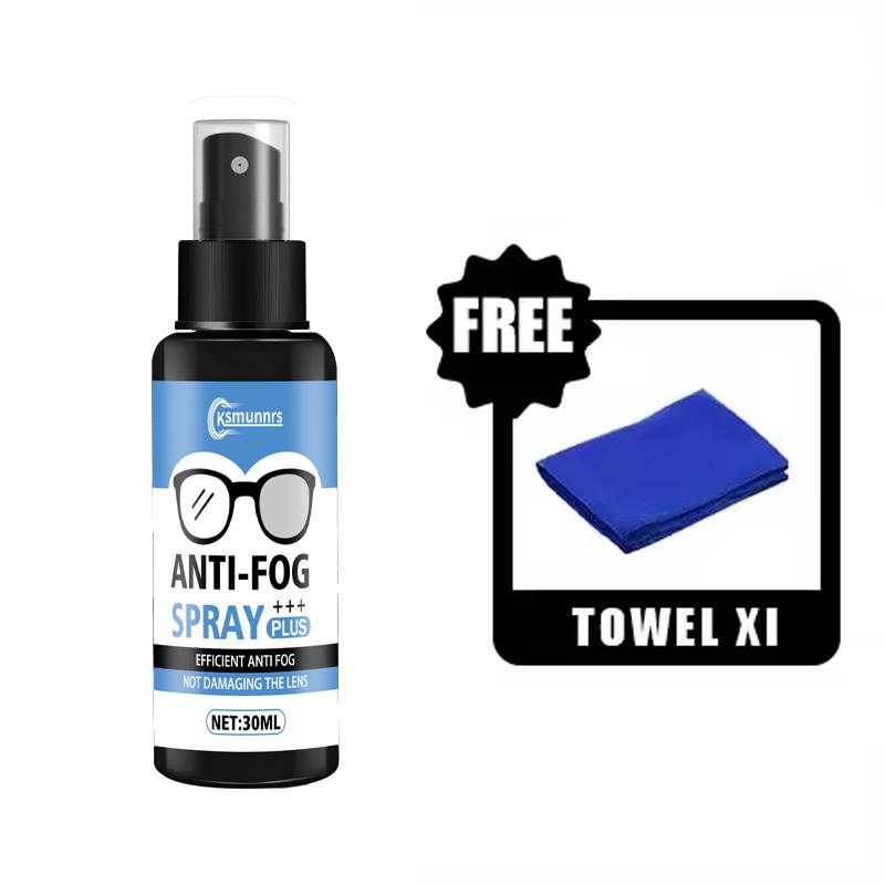 

Fasilawei Portable Anti-Fog Spray: Multi-Use for Goggles/Glasses/Helmets/Car Glass, PVC Black Bottle, Vision Enhancer, Sleek чёрный
