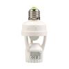 Soquete de Lâmpada com Sensor de Movimento E27 Retardo de 10-300 Segundos Adaptador de Suporte de Lâmpada Inteligente Uso Interno