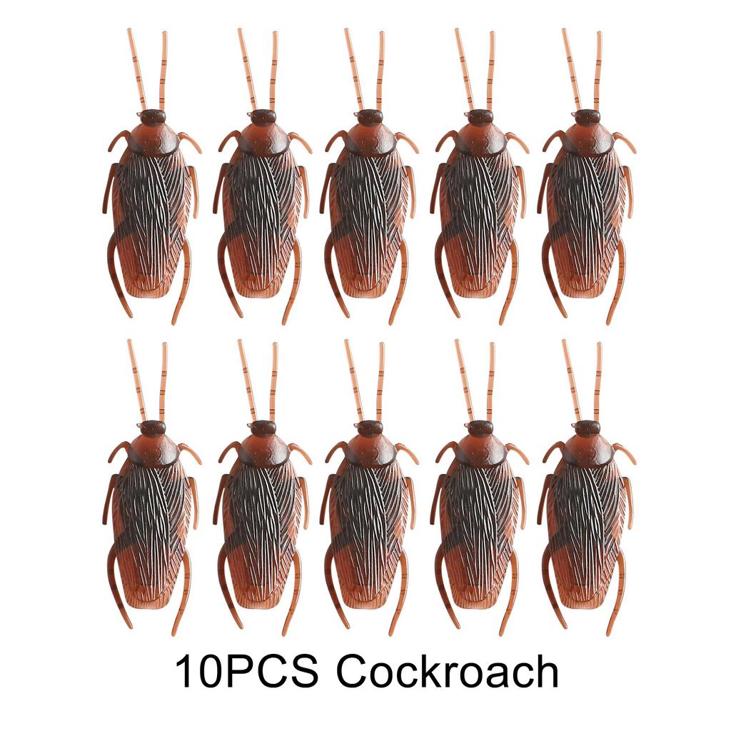 10PCS/Set Halloween Style Insect Simulated Cockroach Spider Centipede Scorpion Bugs DIY Carnival Pranks Scary Souvenirs Gift ZYF