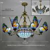Tiffany Butterfly Pendant Light for Bedroom, Dining Room, Bar, Coffee Shop, Creative Club, KTV, and Counter Lighting