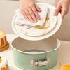 Carbon Steel Round Cake Mould Non-Stick Cake Embryo Mold Set Springform Cake Pan  Household Use