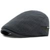 HT4587 Berets Autumn Winter Hat Caps for Men Women Fleece Lined Corduroy Beret Hat Adjustable Ivy Flat Cap Male Female Beret Cap