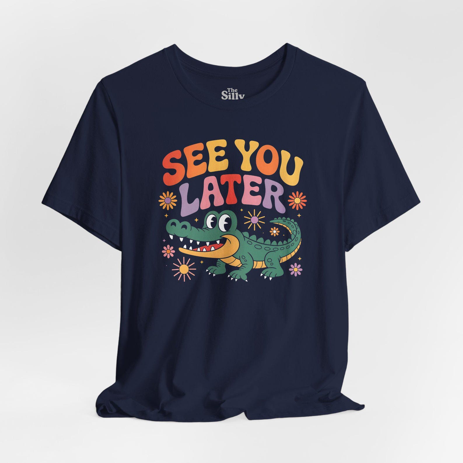 See You Later Alligator T-Shirt, Retro Cartoon Crocodile Tee, Teacher Gift 4XL