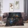 WOW World of Warcraft Arthas Demon Illidan Sylvanas Warm Blanket Travel Plush Throw Blanket Flannel Bedspread Sofa Bed Cover