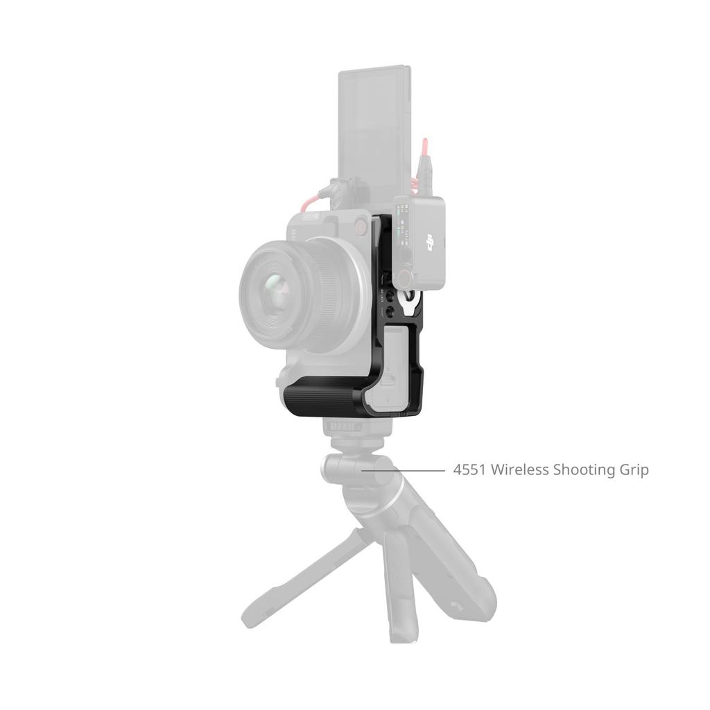 SmallRig R50 V L-Shaped Mount Plate with Handle for Canon (Black) 5429