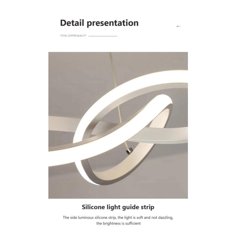 Modern LED Dining Room Lamp Personality Creativity Simple Dining Room Chandelier Nordic Modern Simple Dining Room Hotel Lamp