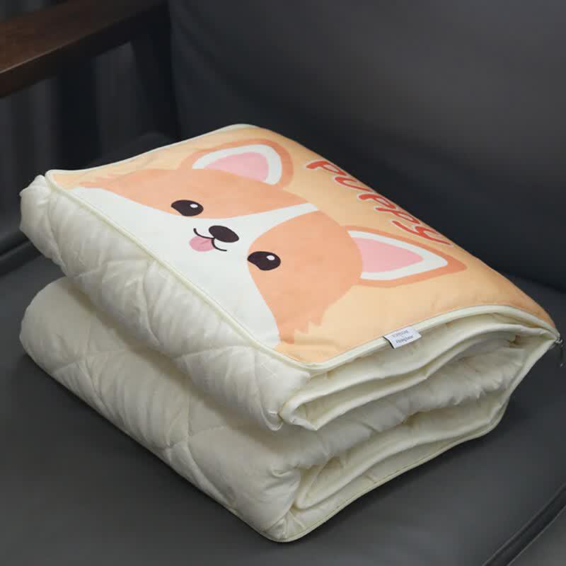 Подушка-одеяло 2-в-1 FLYING Bear Corgi 40x40cm