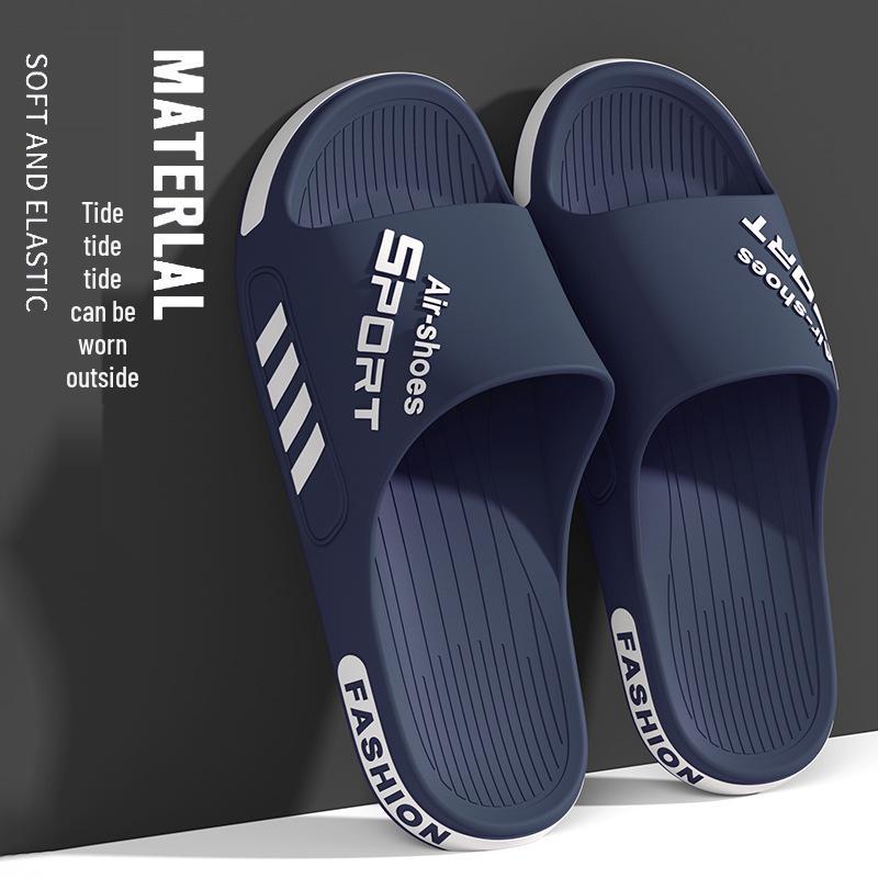 2025 New Style Plus Size Men's Outdoor Sport Slippers - Wear-Resistant, Non-Slip, Thick Sole for Home or Summer Use.