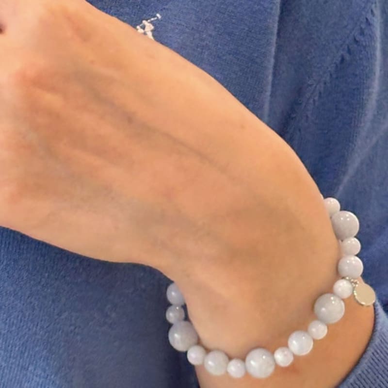 

objet213 Bluelace agate bubble bracelet Original