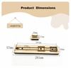 Leather Keychain Die DIY Stamping Tool Convenient for Crafters