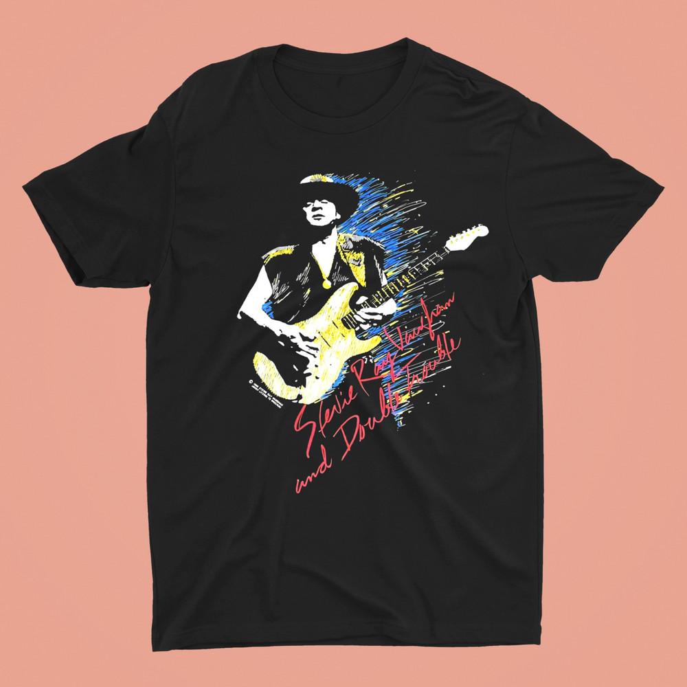 Stevie Ray Vaughan In Step Final Tour Black Men Women S-234XL  E510 Unisex T-Shirt S