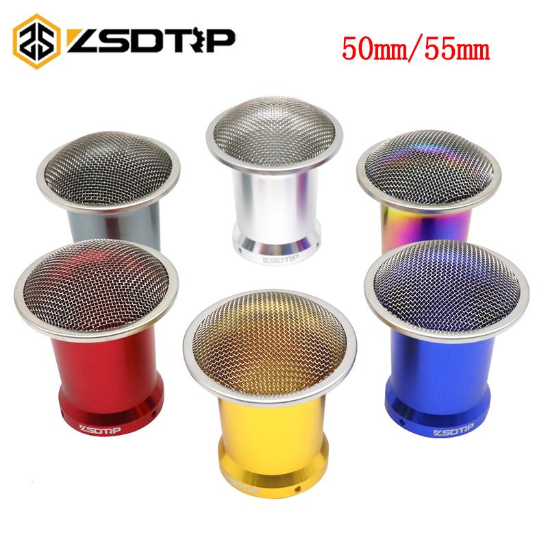 ZSDTRP Motorcycle PWK Carburetor 50mm 55mm Velocity Stack Net Long Air Filter Cup