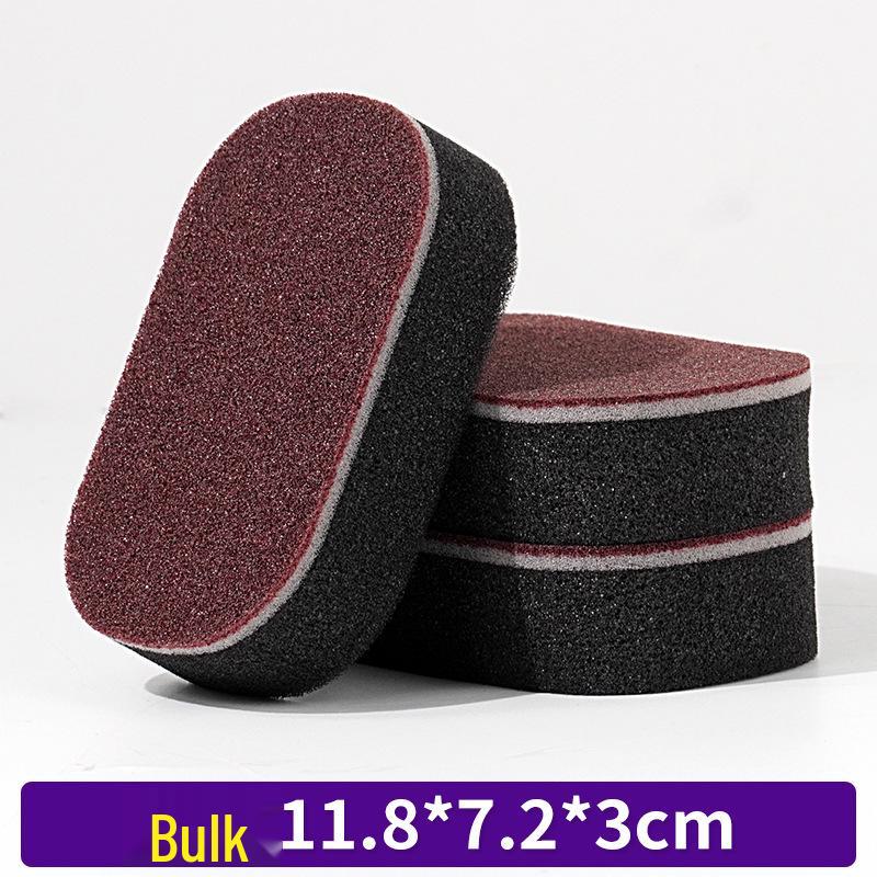 Emery High-Density Magic Eraser Sponge for Stain and Rust Removal Brown+Black Emery Sponge Eraser