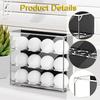 Acrylic Golf Ball Display Case 3 Tiered Collectibles Organizer, Office 12 Holes Transparent Pingpong Ball Holder Cabinet Shelf