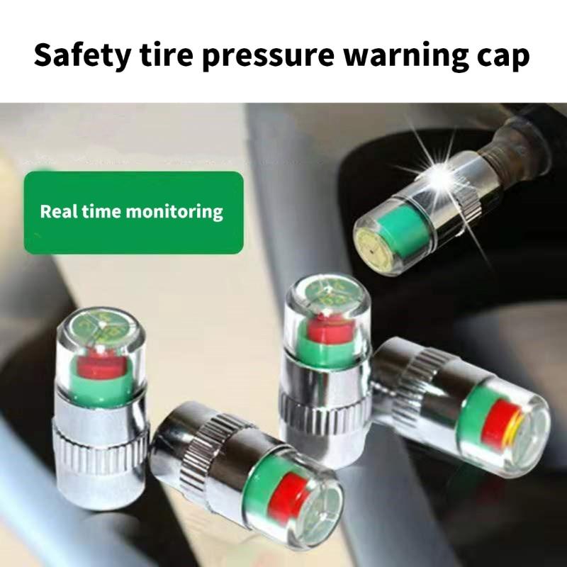 High Accuracy Car Tire Pressure Gauge Valves Caps Cover Monitoring Accurate Air Pressure Detection with Digital Screen