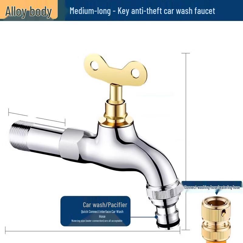 

ZISIZ Outdoor Locking Faucet with Key