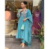 Dámsky top tunika Kurti Salwar oblek Bollywood párty oblečenie Kurta nohavice Dupatta set VFP-1797a