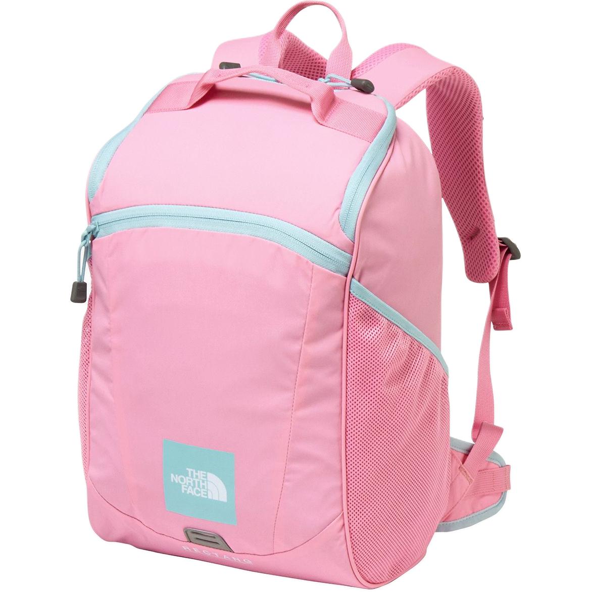 

The North Face 17L Rectangular Logo Color Block Design Outdoor Bag Kids bags Pink NMJ72359-PP Pink