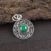 Beautiful Malachite Gemstone Pendant Jewelry, 925 Solid Sterling Silver Pendant Jewelry, Handmade Artisan Jewelry For Wedding Gift