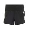 adidas Women's Three-Stripe Side Slit Running Shorts