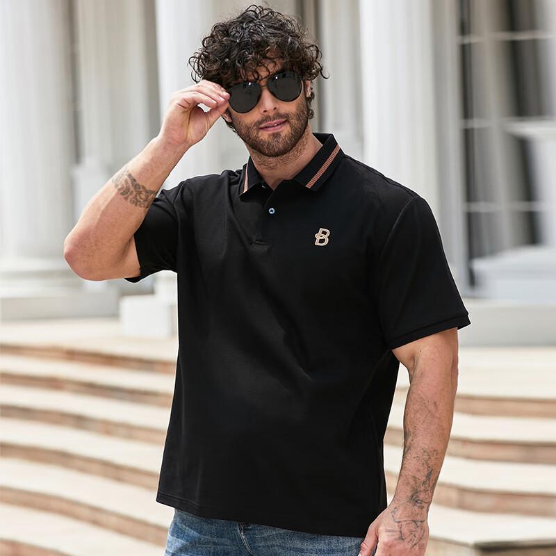 

Men s Plus Size Loose Fit Lapel Polo Shirt 3XL